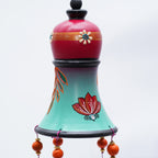 Lotus-Inspired Decorative Hanging Chime with Bells