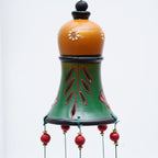 Artisanal Terracotta Wind Chime with Beads & Bells