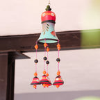 Lotus-Inspired Decorative Hanging Chime with Bells