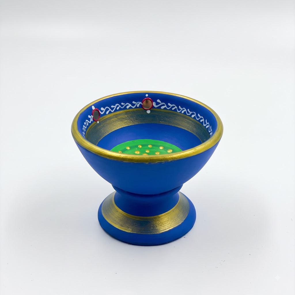 Handmade Terracotta Vathi / Incense Stick Holder