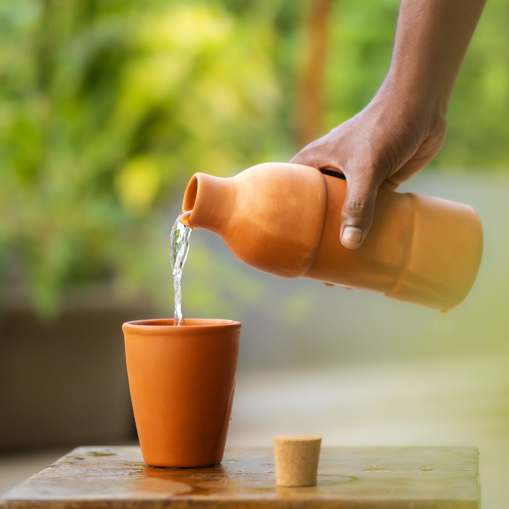 Terracotta Water Bottle 500ml