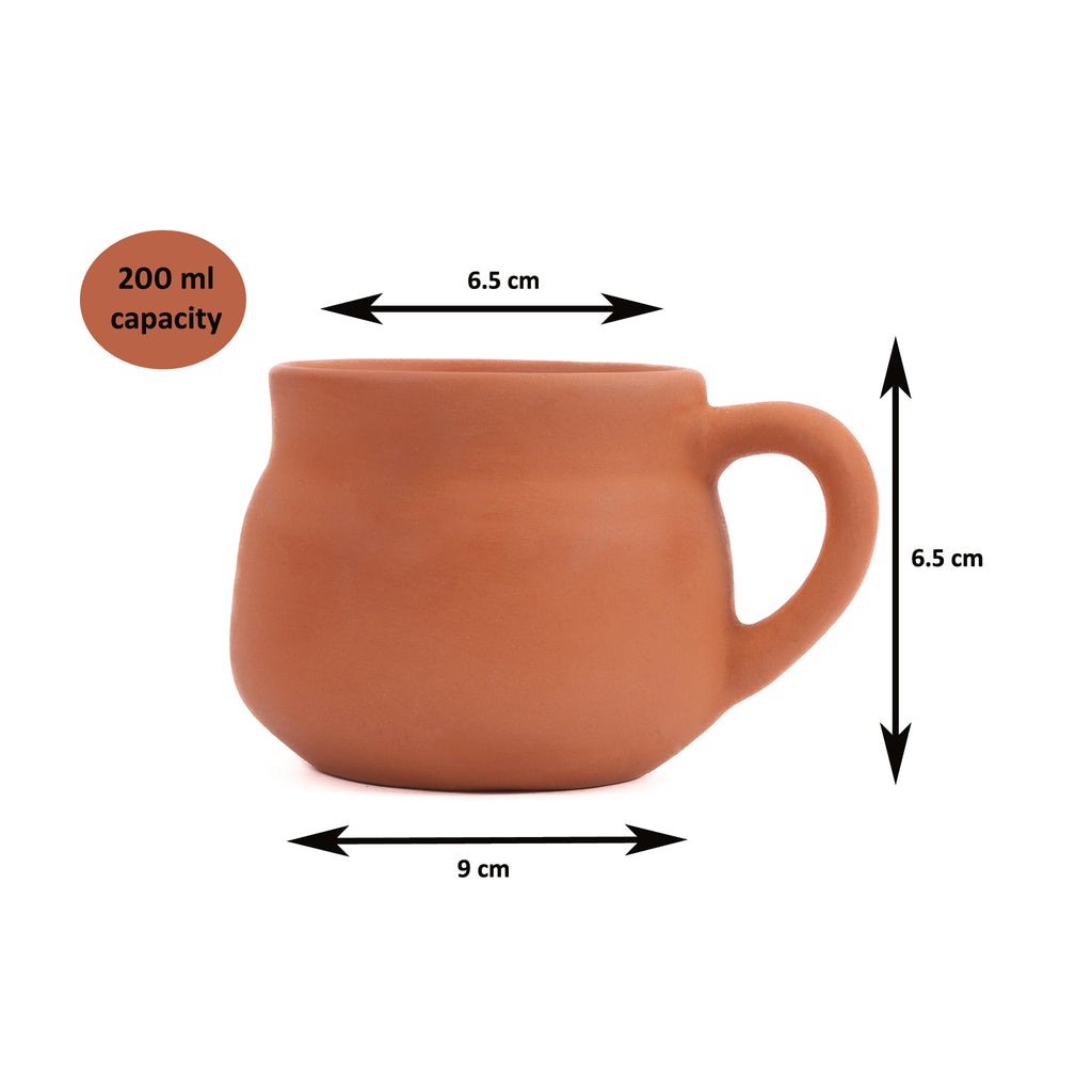 Terracotta Tea & Coffee Cup Set of 2 - 200ml